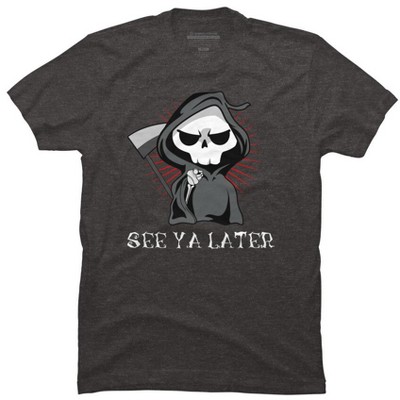 Men's Design By Humans See Ya Later Halloween T Shirt By thebeardstudio T-Shirt