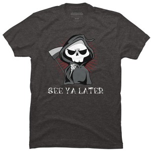 Men's Design By Humans See Ya Later Halloween T Shirt By thebeardstudio T-Shirt - 1 of 4
