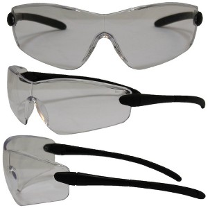 Global Vision Eyewear Saturn Safety Motorcycle Glasses with Clear Lenses - 1 of 4