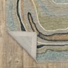 Oriental Weavers Kipton KIP07 Grey / Blue Indoor Area Rug - 2'6" x 8' - 4 of 4