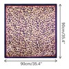 Elerevyo Women's Silk Feeling Leopard Print Scarf - 3 of 4
