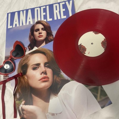 Lana Del Rey - Born To Die Record Bowl [TRANSLUCENT RED SPLATTERED Vinyl]  Classic Rock / Synth-Pop 12 Vinyl Collectible / Wall Decor