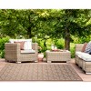 Liora Manne Carmel  Indoor/Outdoor Rug  Sand.. - 4 of 4