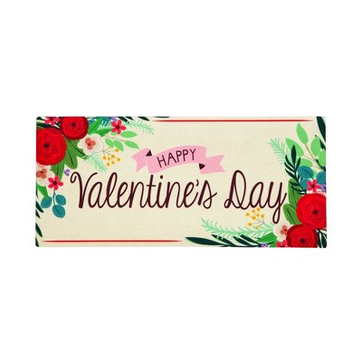 Evergreen Valentine's Day Floral Sassafras Swich Mat