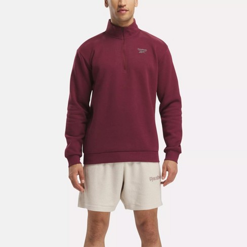 Reebok Reebok Identity Left Chest Quarter-zip Sweatshirt S Classic