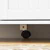 NicBex Mobile Kitchen Island Cart Kitchen Storage Cabinets Island Cart with Drop Leaf, 3 Drawers and 2 Cabinets for Kitchen, White - 4 of 4