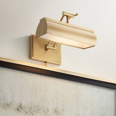 Antique Brass Adjustable LED Wall Picture Light