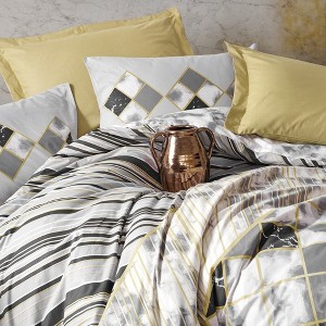 Sussexhome Modeline Collection High Quality Cotton Set, 1 Duvet Cover, 1 Fitted Sheet and 2 Pillowcases - 1 of 4
