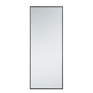 Elegant Lighting Metal frame rectangle mirror 24 inch in Black - 1 of 4