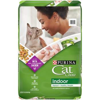 Purina Cat Chow Indoor with Chicken Adult Complete & Balanced Dry Cat Food - 15lbs