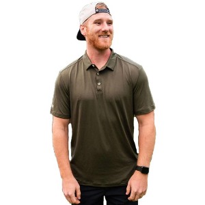 Burlebo Men's Performance Short Sleeve Polo Golf Shirt - 1 of 3