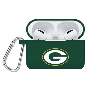 NFL Green Bay Packers Apple AirPods Pro Compatible Silicone Battery Case Cover - Green - 1 of 2