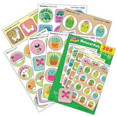 TREND® Natural Pals Scratch 'n Sniff Stinky Stickers® Variety Pack, Pack of 288
