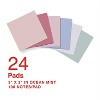 Staples Sticky Notes 3" x 3" Ocean Mist Collection 100 Sheets/Pad 24 Pads/Pack (ST62875) - 2 of 4