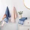 REGALWOVEN Bathroom Diamond Patterned Cotton Absorbent Soft Hand Towel 14 x 30 Inch - 2 of 4