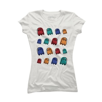 Junior's Design By Humans Gummy Ghost Boo Boo Halloween 2019 By wakawiki T-Shirt
