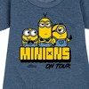 Girls' - Despicable Me Minions - Minions On Tour Graphic Short Sleeve Fleece Dress - 2 of 4