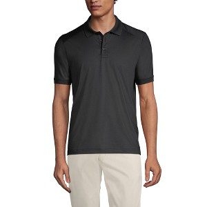 Lands' End Men's Short Sleeve Rapid Dry Active Polo Shirt - 1 of 2