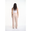 Lafidi Women’s High-Rise Straight Leg Pants – Elastic Waistband Work Trousers with Slash Pockets, Tailored Look - 3 of 4