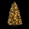Costway 5/6/7 FT Artificial Christmas Tree with 602/806/1072 Branch Tips, 190/270/350 Warm White LED Lights - 3 of 4