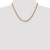 Black Bow Jewelry 5.25mm, 14k Yellow Gold, Concave Anchor Chain Necklace - 2 of 4
