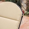 Okak Outdoor Chair Cushions with Water-Resistant Cover, Patio Chair Cushions with No-Slip Ties, Outdoor Cushions for Adirondack - 3 of 4