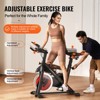 VEVOR Exercise Bike, Adjustable Magnetic Resistance Stationary Bike, Indoor Cycling Bike for Home Cardio, Silent Belt Drive, Black&Orange - 4 of 4