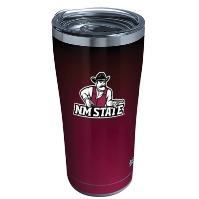 NCAA New Mexico State Aggies 20oz Ombre Stainless Steel Tumbler with Lid