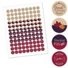 Big Dot of Happiness Friends Thanksgiving Feast - Friendsgiving Party Round Candy Sticker Favors - Labels Fits Chocolate Candy (1 Sheet of 108) - 2 of 4