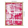Amanti Art Custom Red Stripes II by Jodi Fuchs Canvas Wall Art Print Framed 18 x 24-in. - 4 of 4