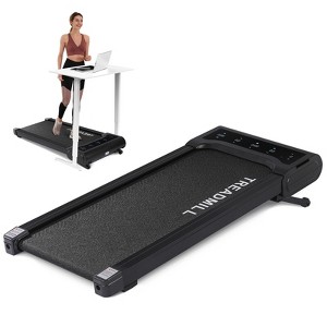 ODK 2 in 1 Walking Pad Treadmill with Auto Incline, Under Desk Treadmills, Portable Treadmill for Walking Running, 2.5HP Low Noise, Black - 1 of 4