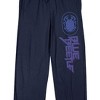 Blue Beetle Scarab Logo Men's Navy Sleep Pajama Pants - 2 of 4