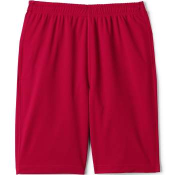 Lands' End School Uniform Men's Mesh Athletic Gym Shorts - Large
