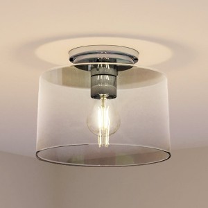 Urban Ambiance Luxury Traditional Ceiling Light 7.375''H x 8.625''W,  Polished Nickel Finish,  Esperance Collection, UHP4161 - 1 of 4