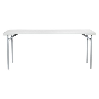 Light Gray Resin Multi Purpose Folding Training Table