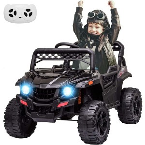 Jojoka 12V Kids Ride On UTV with Remote Control, Ride On Truck with Spring Suspension, Lights, AUX Port, Music,Toddler Electric Vehicles Toys - 1 of 4