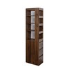 NicBex Tall Corner Bookshelf Multifunctional Bookcase with Display Open Shelves,Books Storage Cabinet Organizer for Office,Bedroom - 4 of 4