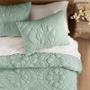 Racxily Comforter Set, Romantic Floral Design with Jersey Knit - 3 of 4