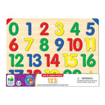 Rainbow Wooden Number Puzzle for Kids Age 3 4 5 Year OldSK-047