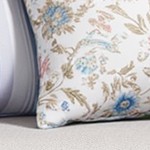 beige cushion/brown wicker