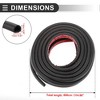 Unique Bargains Universal Car Weatherstrip Self Adhesive Weather Seal Strip 26Ftx0.47" D-Shape EPDM - 4 of 4