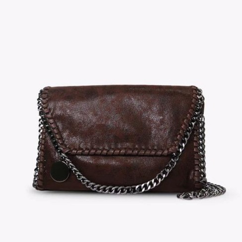 MERSI Alicia Detachable & Adjustable Chain Strap Crossbody Bag - Black