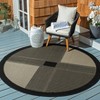 Courtyard CY1928 UV & Stain Resistant Non-Shedding Power Loomed Indoor/Outdoor Rugs - Safavieh - 2 of 3