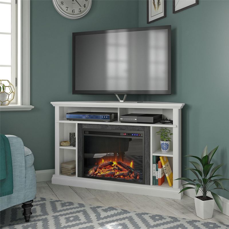 Ameriwood Home Overland Electric Corner Fireplace for TVs up to 50", 2 of 5
