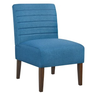 TopComfy Accent Chairs Modern Chair Dining Chair Armless Lounge Chair Comfortable Chair Decoration Chair for Living Room, Blue, 21"*29.13"*34.25" - 1 of 4