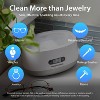 Magnasonic Ultrasonic Jewelry Cleaner Machine, 20oz Tank for Rings, Necklaces, Glasses, Watches, & Dentures - White - 3 of 4