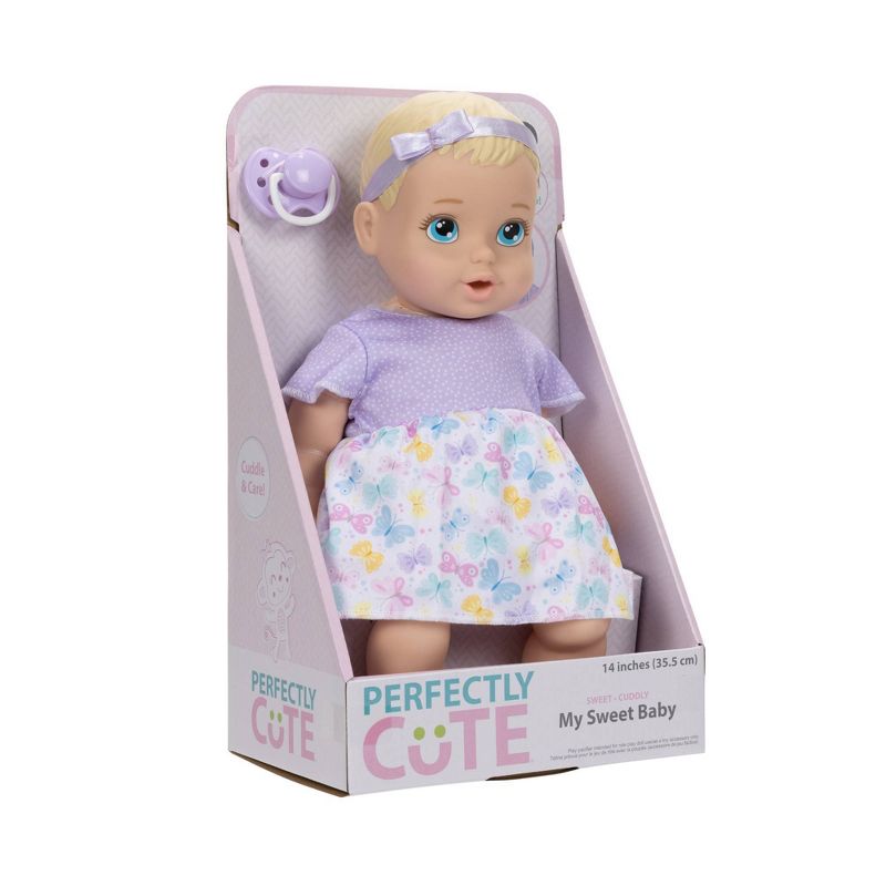 Perfectly Cute 14&#34; Girl Baby Doll - Blonde Hair, Blue Eyes, 6 of 8
