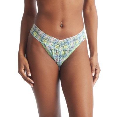 Hanky Panky Women's Daily Lace Original Rise Thong - One Size