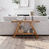 SMARTSTANDARD 46 in. x 10 in. x 28 in. Solid Wood Console Table - 4 of 4