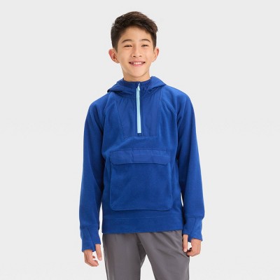 Boys' Tech Fleece Hooded Sweatshirt - All In Motion™ Blue Xxl : Target